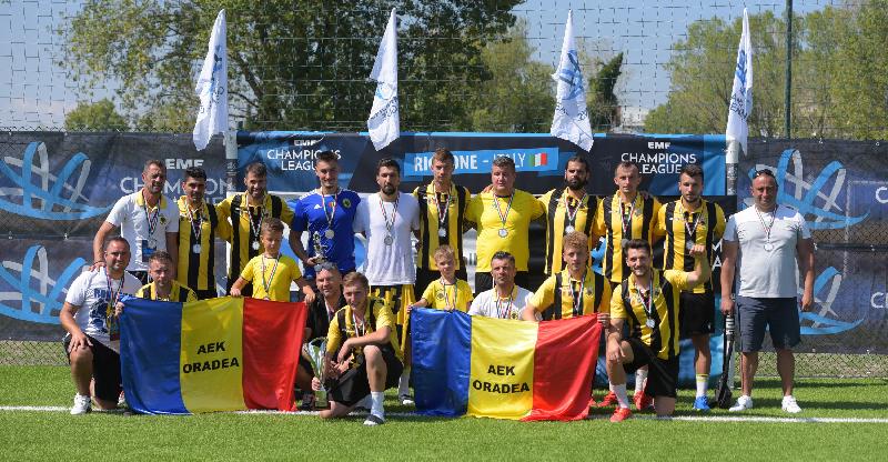 AEK Oradea - argint la EMF Champions League 2021!
